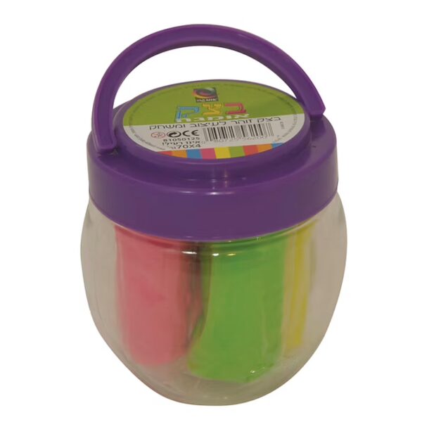 בצק בדלי 70X4 גרם צבעים זוהרים