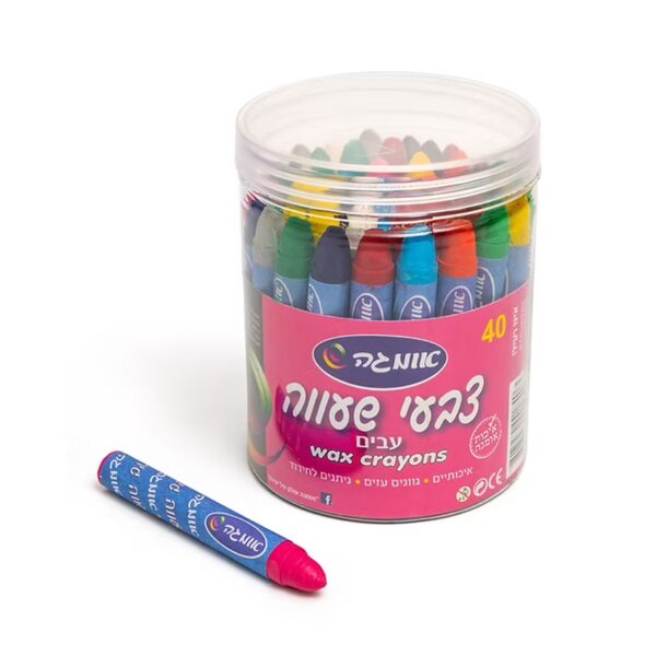גירי שעווה עבים בכוס 40
