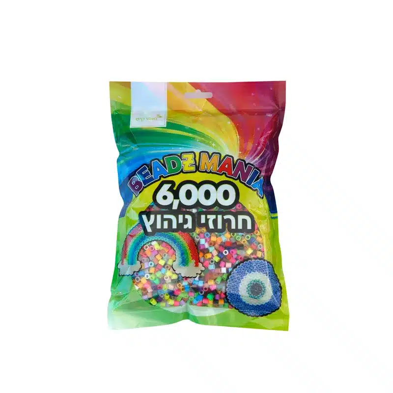 חרוזי גיהוץ 6000 יח בשקית