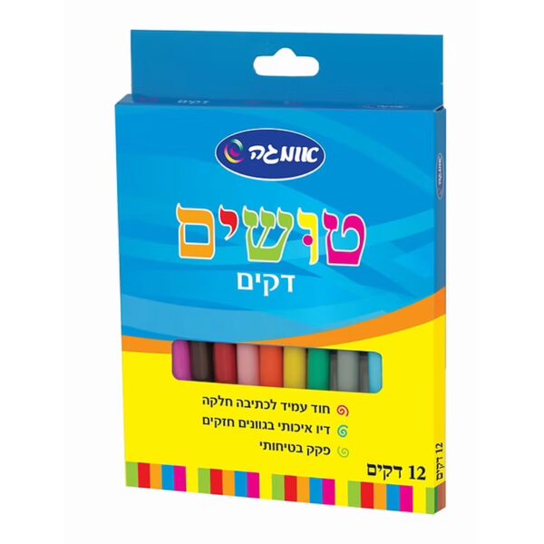טושים דקים 12