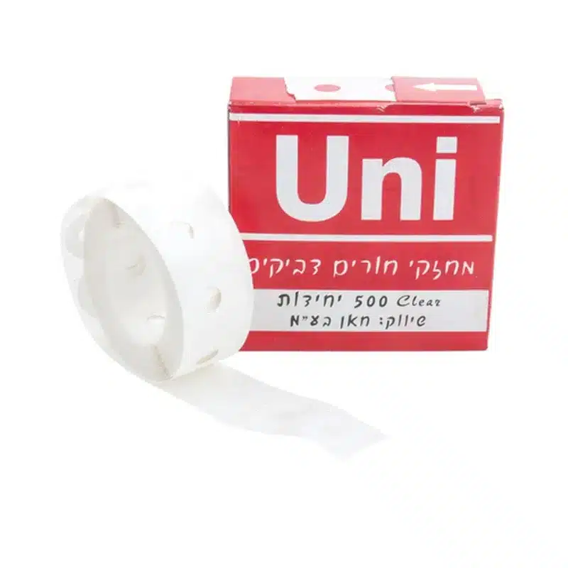 מחזקי חורים דביקים 500 יחידות