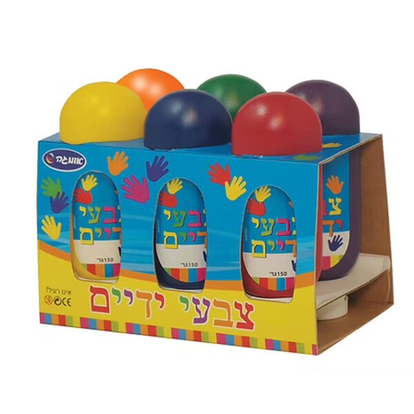 צבעי ידיים 6 יחידות 150 גרם