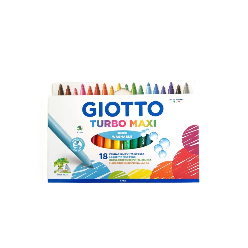 18 טושים עבים GIOTTO