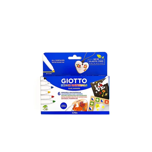 6 טושים דקור GIOTTO