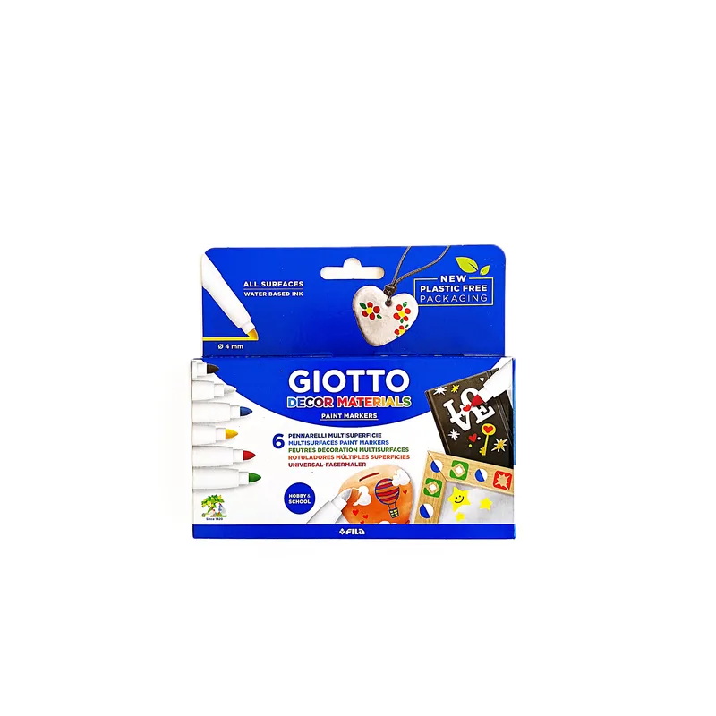 6 טושים דקור GIOTTO